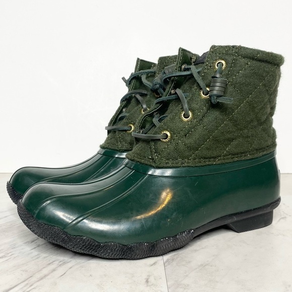 New! Sperry Saltwater Waterproof Duck Boot - Picture 1 of 13